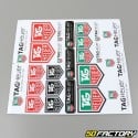 Board of stickers Tag Heuer 30x30cm
