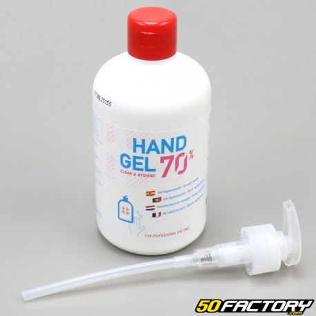 Gel hidroalcoólico Gel para as mãos 70% 500 ml