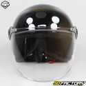 Casco jet para niños Vito Bambino negro brillante