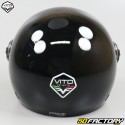 Casco jet per bambini Vito Bambino nero lucido