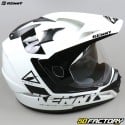 Capacete de enduro Kenny Extreme branco e preto