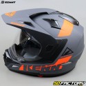 Enduro-Helm Kenny Extreme, grau und orange, matt