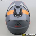 Casco de enduro Kenny Extreme gris mate y naranja