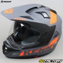 Enduro-Helm Kenny Extreme, grau und orange, matt