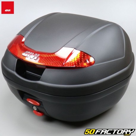 Top case 34L Givi 340 Vision schwarz mit roten Reflektoren