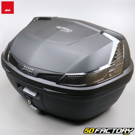 Top case  XNUMXL Givi BXNUMX Blade Tech schwarz mit Rauchreflektoren