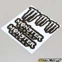 Reflective helmet stickers Monster