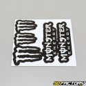 Reflective helmet stickers Monster