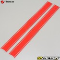 Triple striped stickers Brazoline red (x2)