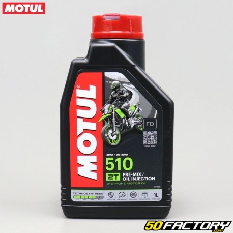 Aceite de motor 2T Motul 510 tecnosynthesis 1L