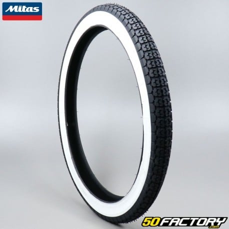 Reifen 2 1 / 4-18 Mitas B4 Whitewalls Motobecane