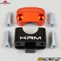 Lenkerklemmen 22mm bis 28mm KRM Pro Vibrationsdämpfer Ride, schwarz und orange