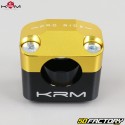 Lenkerklemmen 22mm bis 28mm KRM Pro Ride Vibrationsdämpfer, schwarz und goldfarben