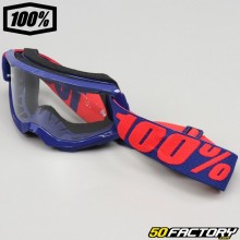 Masque Cross 100% Strata 2 Jaune Fluo 2023 - FX MOTORS