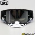 Masque 100% Racecraft 2 noir écran iridium argent