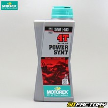 Engine oil 4T 5W40 Motorex Power Synt 100% synthesis 1L