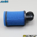 Carburetor air filter PHBG 90 ° long Polini blue