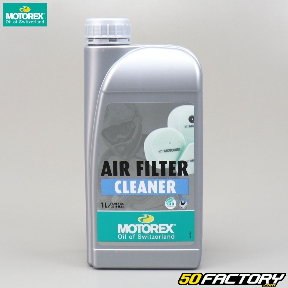 Nettoyant filtre à air Motorex biodégradable 1L – Pièce moto, scooter