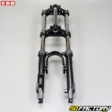 Hydraulic aluminum fork (disc brake mounting) with stabilizer and hardness adjustment Peugeot 103 and MBK 51 EBR black