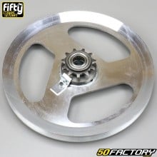 3 aluminum drive pulley complete holes with 11 sprocket Peugeot 103 SP, Vogue... Fifty