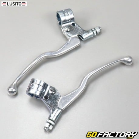 Brake handles Peugeot 103, MBK 51 and Lusito long chromed metal motorbike