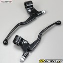 Brake handles Peugeot 103, MBK 51 and Lusito long black metal motorbike