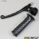 MBK 51 brake and gas handles, Peugeot 103 Black Lusito with black levers