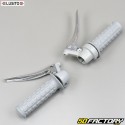 MBK 51 brake and gas handles, Peugeot 103 Gray Lusito with gray levers