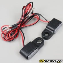 Black led turn signals