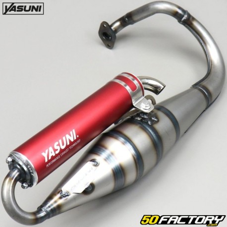 Exhaust Peugeot vertical Speedfight,  Trekker... 50 2T Yasuni Z silencer red