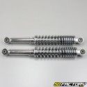 340mm adjustable rear shock absorbers Peugeot 103, MBK 51 ... chrome