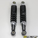 240mm adjustable rear shock absorbers Peugeot 103, MBK 51 ... black