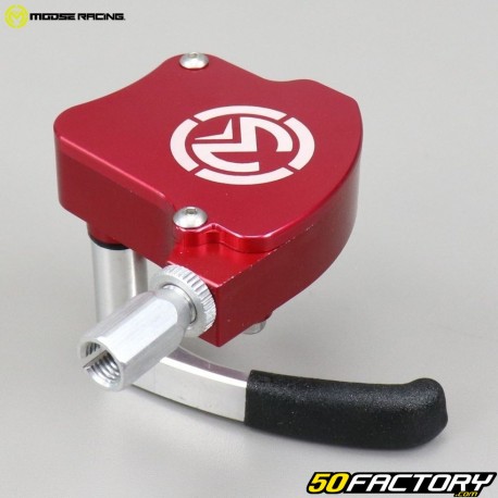 Universal aluminum gas trigger Moose Racing red