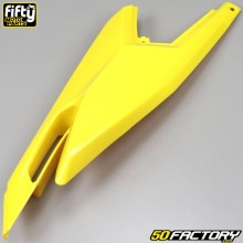 Carenado trasero derecho Derbi Senda,  Gilera SMT,  RCR,  Aprilia SX RX 50 (desde 2018) Fifty amarillo