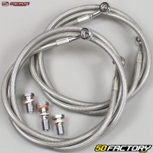 Front brake hoses Yamaha YFZ 450 Streamline gray