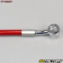 Aviation type rear brake hose Yamaha YFZ 450 Streamline red