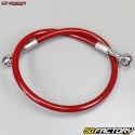 Aviation type rear brake hose Yamaha YFZ 450 R Streamline red