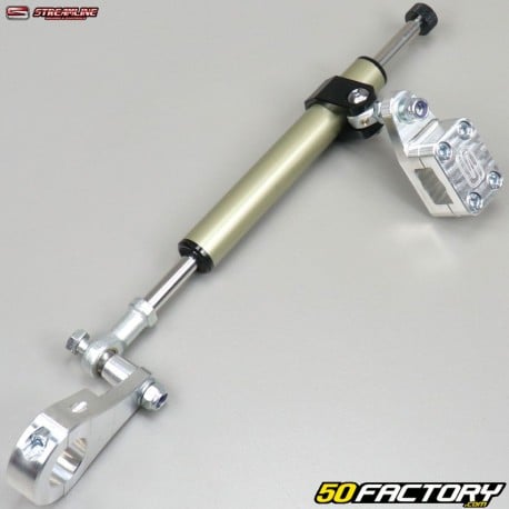 Honda T steering damperRX 250, 400 ... Streamline 7 non-repackable gray clicks