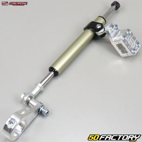 Amortisseur de direction Honda TRX 450 (2004 - 2009) Streamline 7 clicks non reconditionnable gris