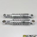 Amortiguadores traseros ajustables 240mm Peugeot 103, MBK 51 ... cromo
