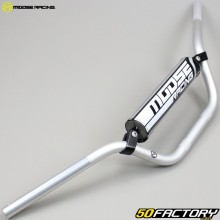 Guidon quad alu Ø22 mm Moose Racing type TRX 250 argent