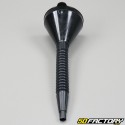 Black plastic funnel 130mm