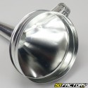 Metal angled funnel 165mm chrome