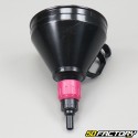 Black Ã165mm plastic funnel (with flexible hose)
