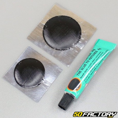 Inner tube repair kit (patches and glue) V4