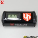 Espuma do guiador (sem barra) Up Design preto com relógio