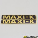 Stickers Puch Maxi K noir et or