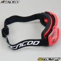 Goggles Gencod clear screen red