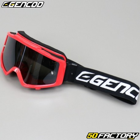 Goggles Gencod red screen silver