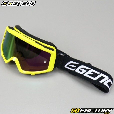 Gafas Gencod arco iris de iridio de pantalla amarilla